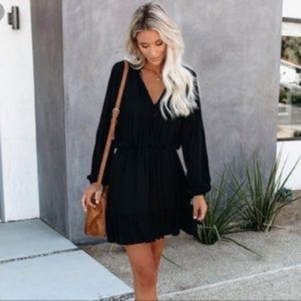 VICI - Jonah Long Sleeve Ruffle Dress